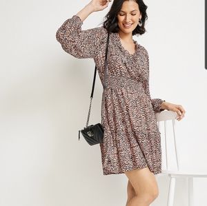 **buy 2 get 1 free** Size Small pink chevron skater dress